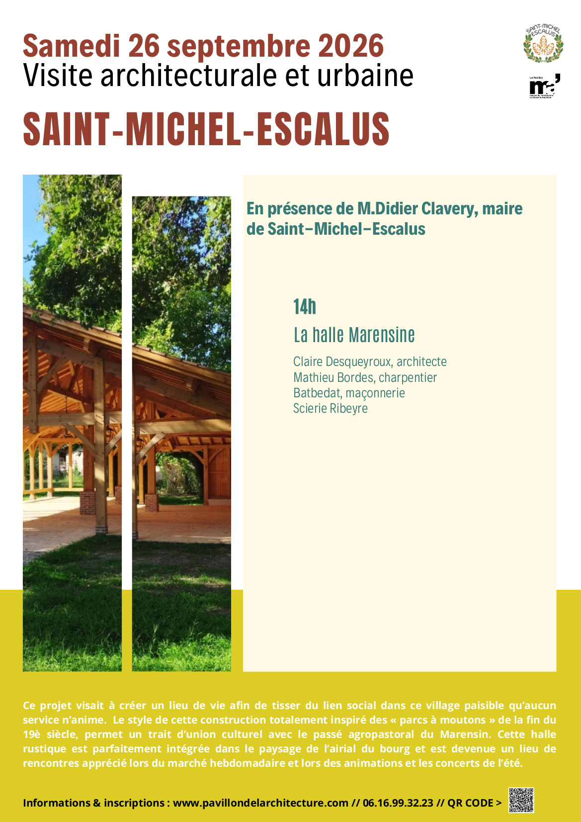 Visites architecturales et urbaines de nos villages landais