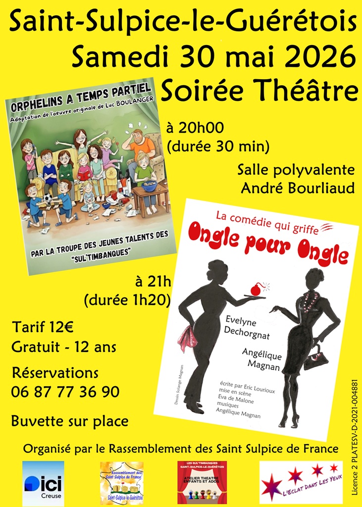Soirée théâtrale — visuel événement