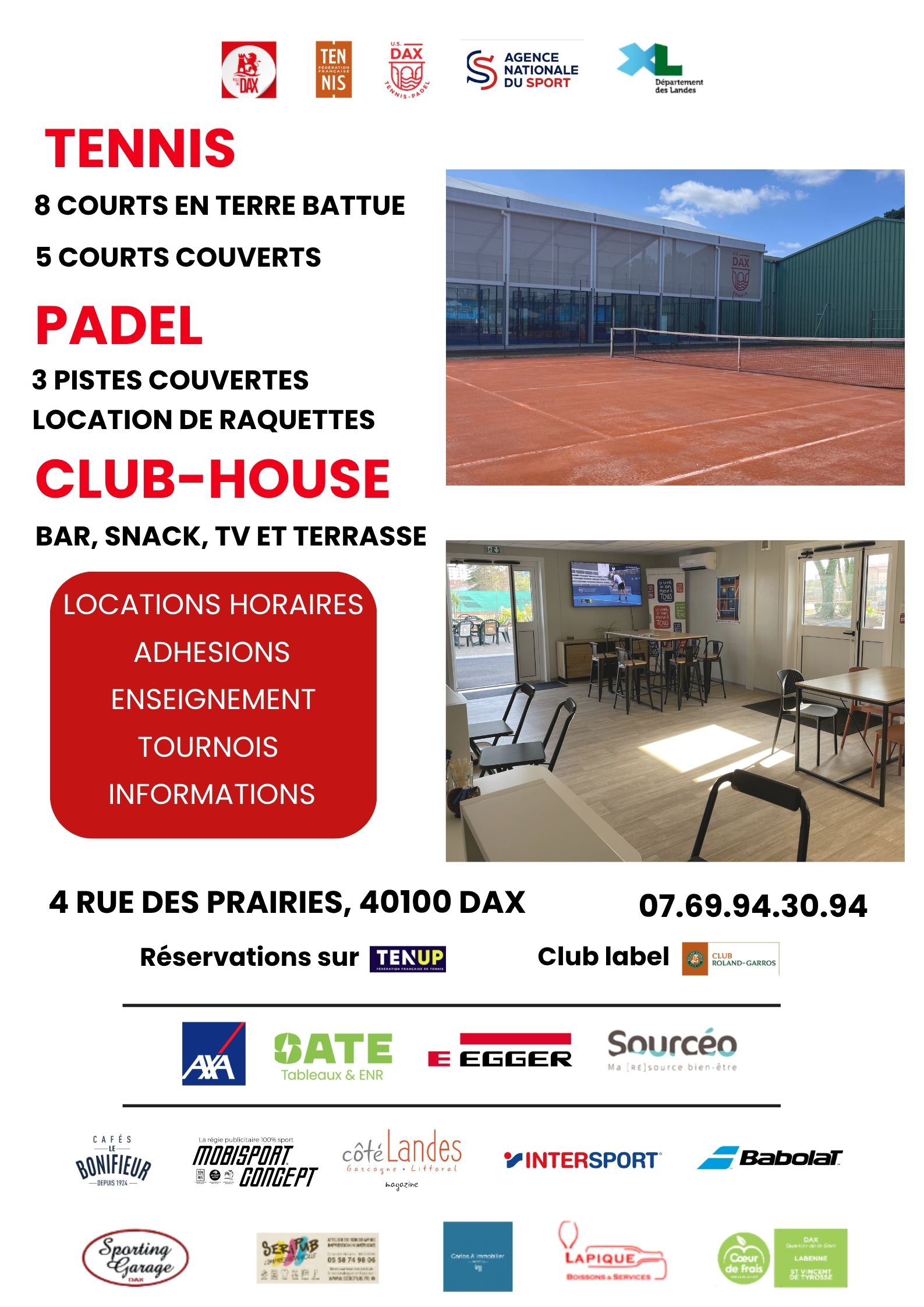 USDax Tennis Padel