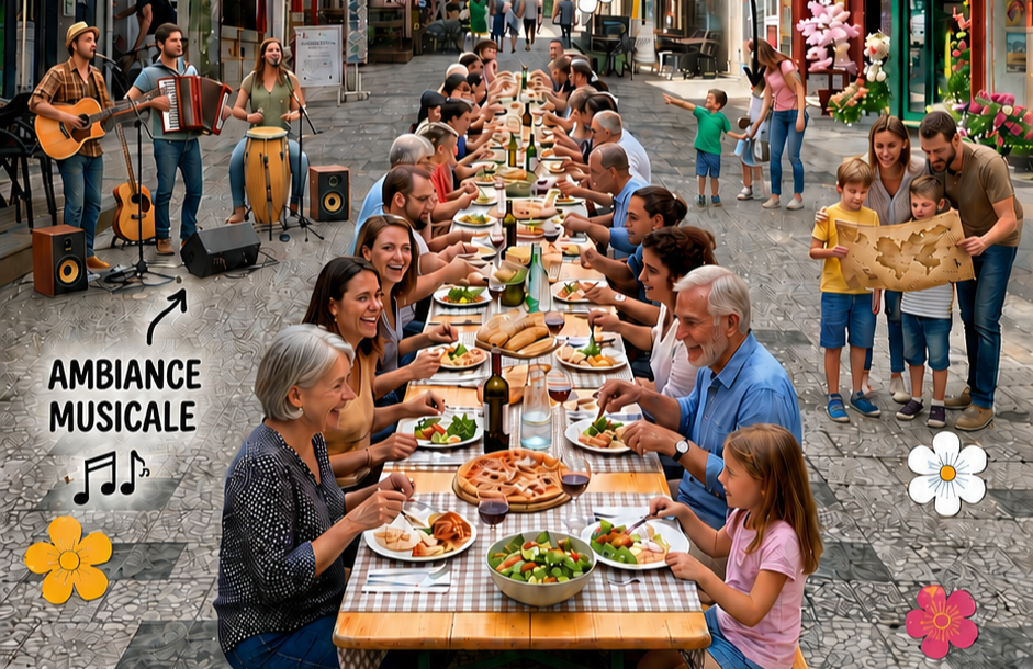 Tablée conviviale du Quartier Haute-Vienne