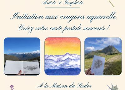 Initiation aux crayons aquarelle