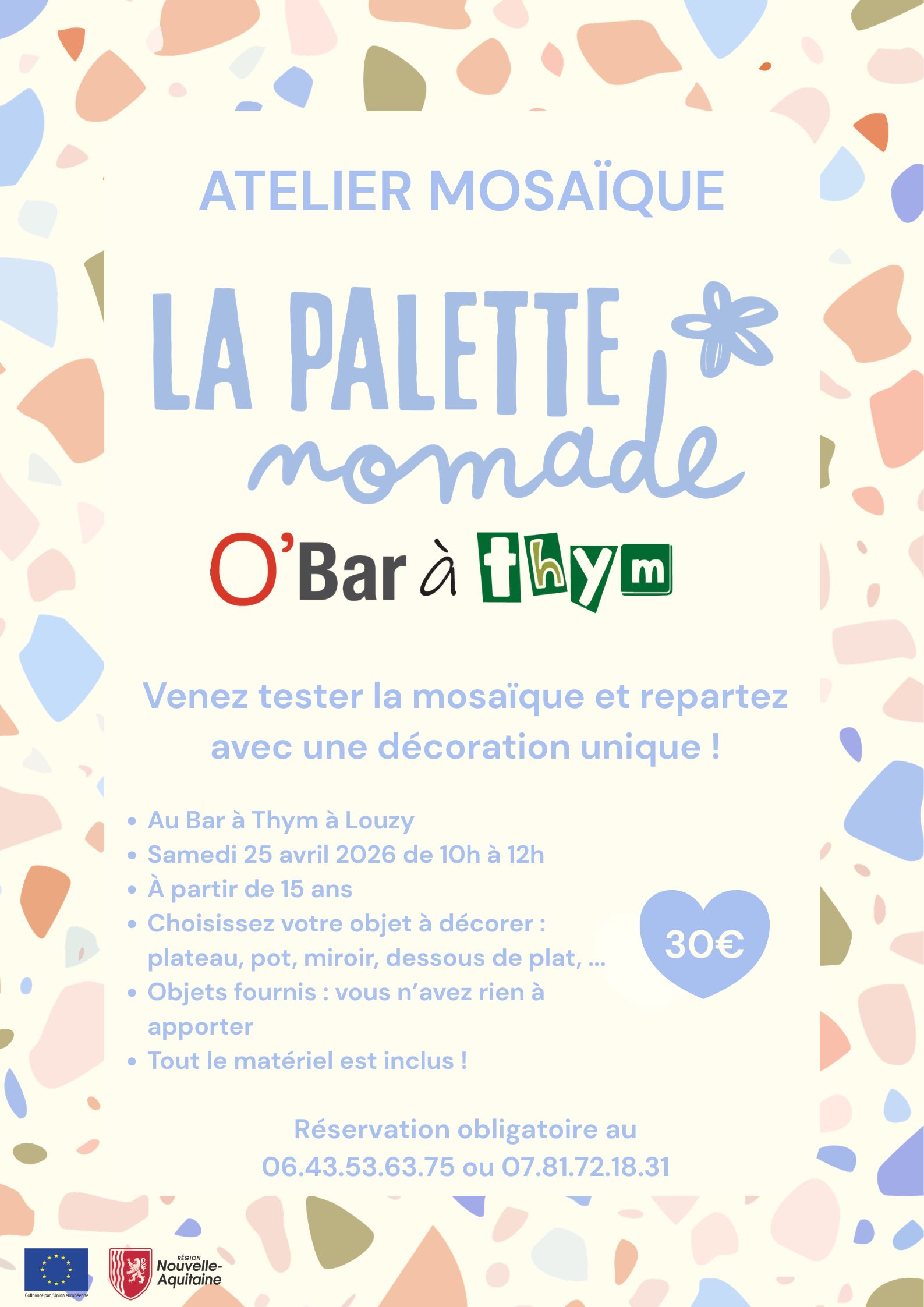 Atelier Mosaïque — visuel événement