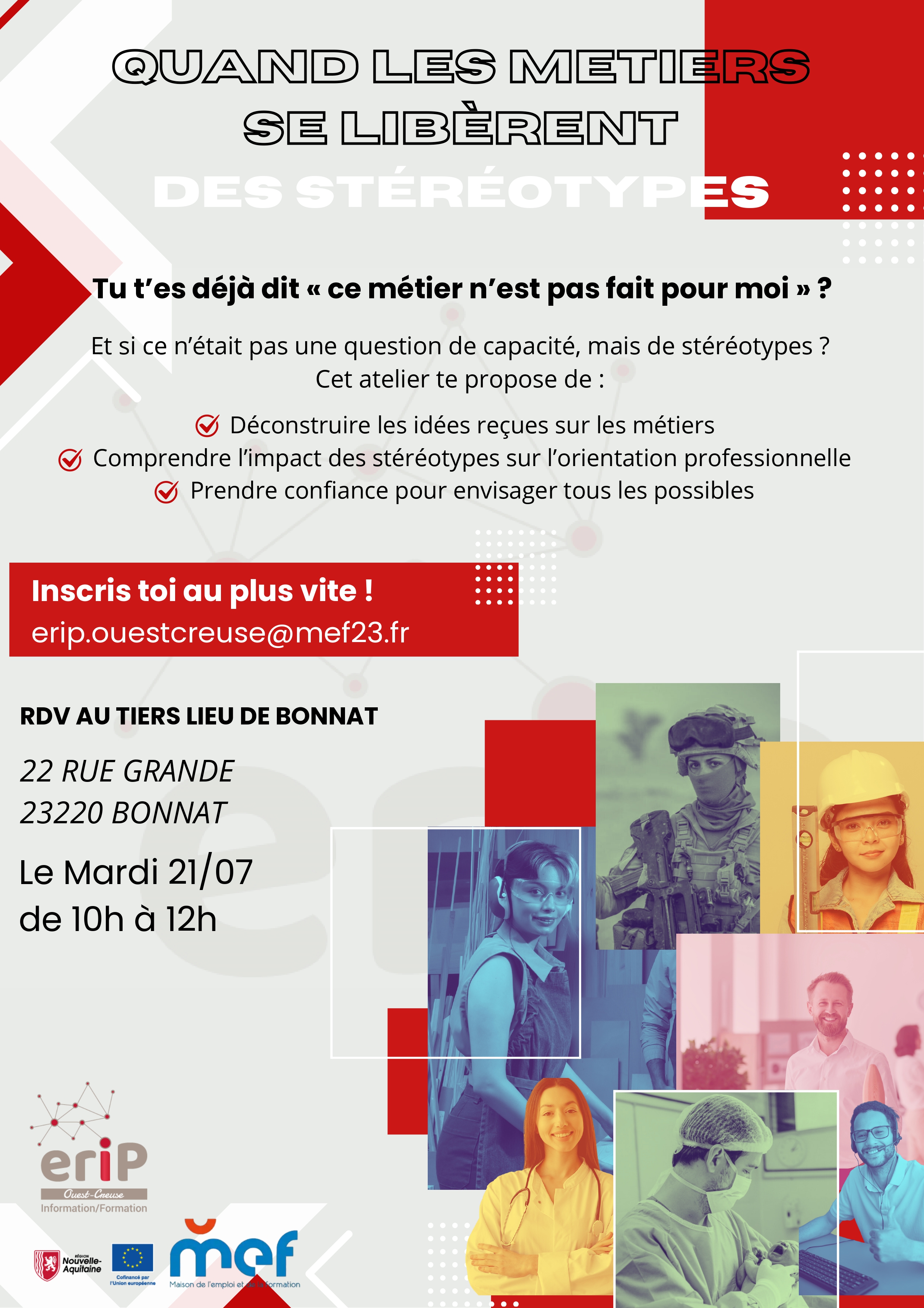 Quand les métiers se libèrent des stéréotypes