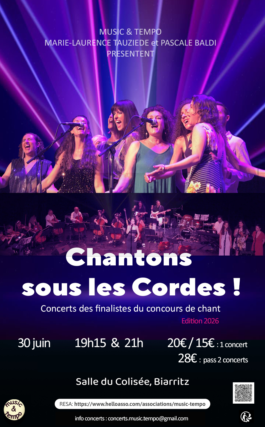 Chantons sous les Cordes Édition 2026 — visuel événement
