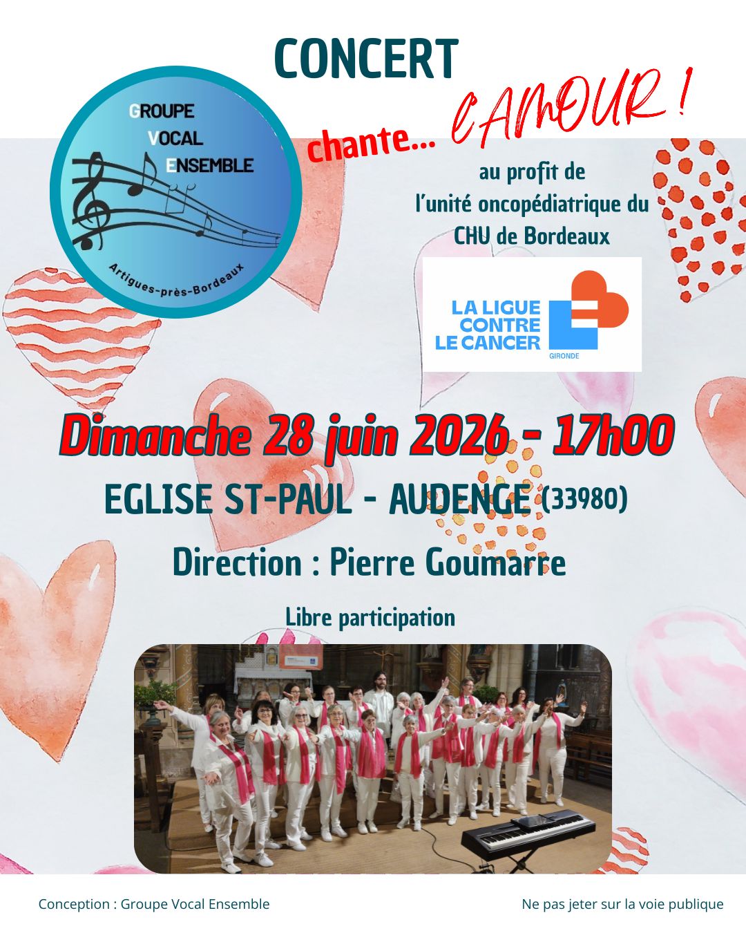 Concert l&rsquo;amour chante