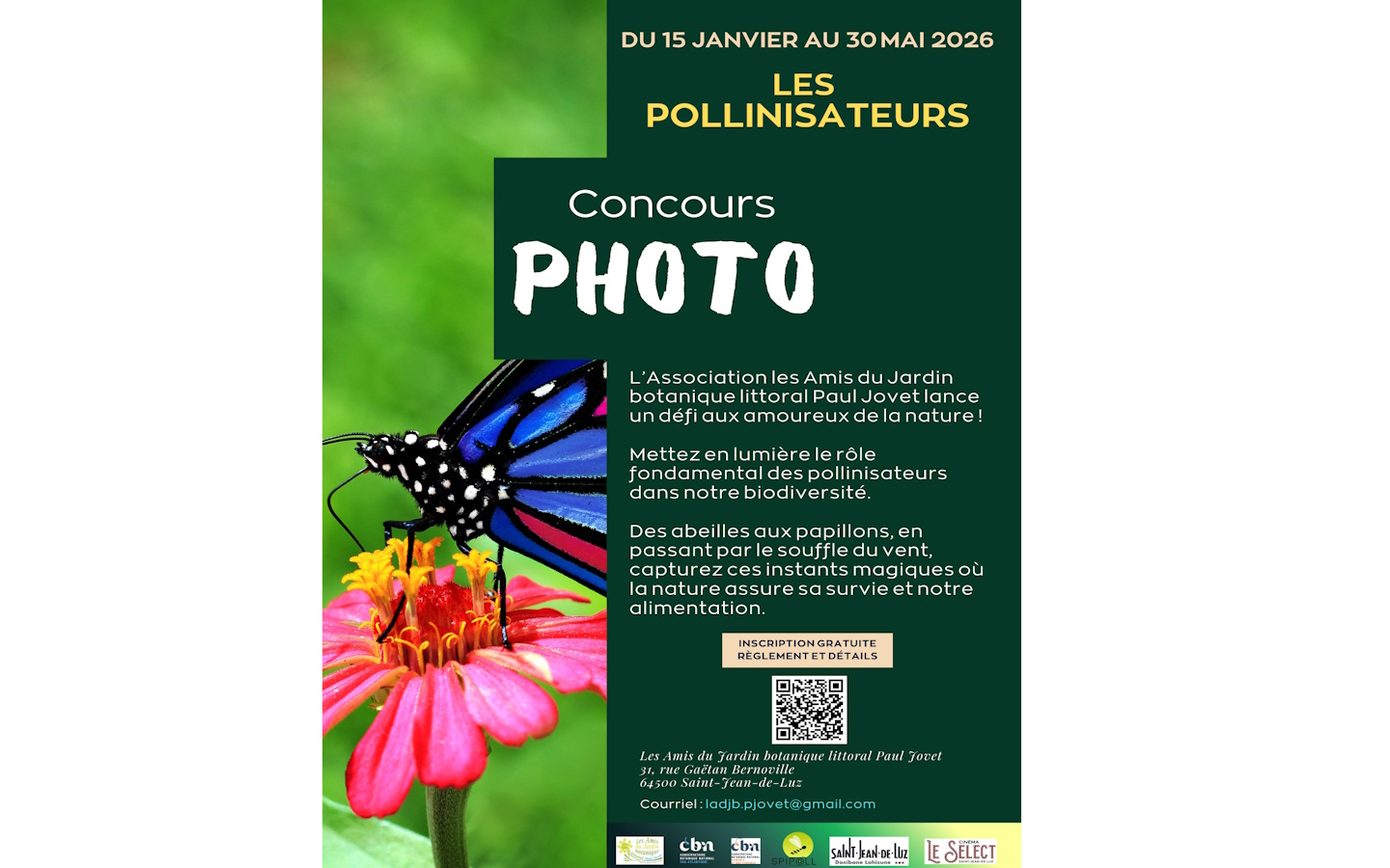 Jardin botanique littoral : Concours photos — Todos los eventos à Pays Basque