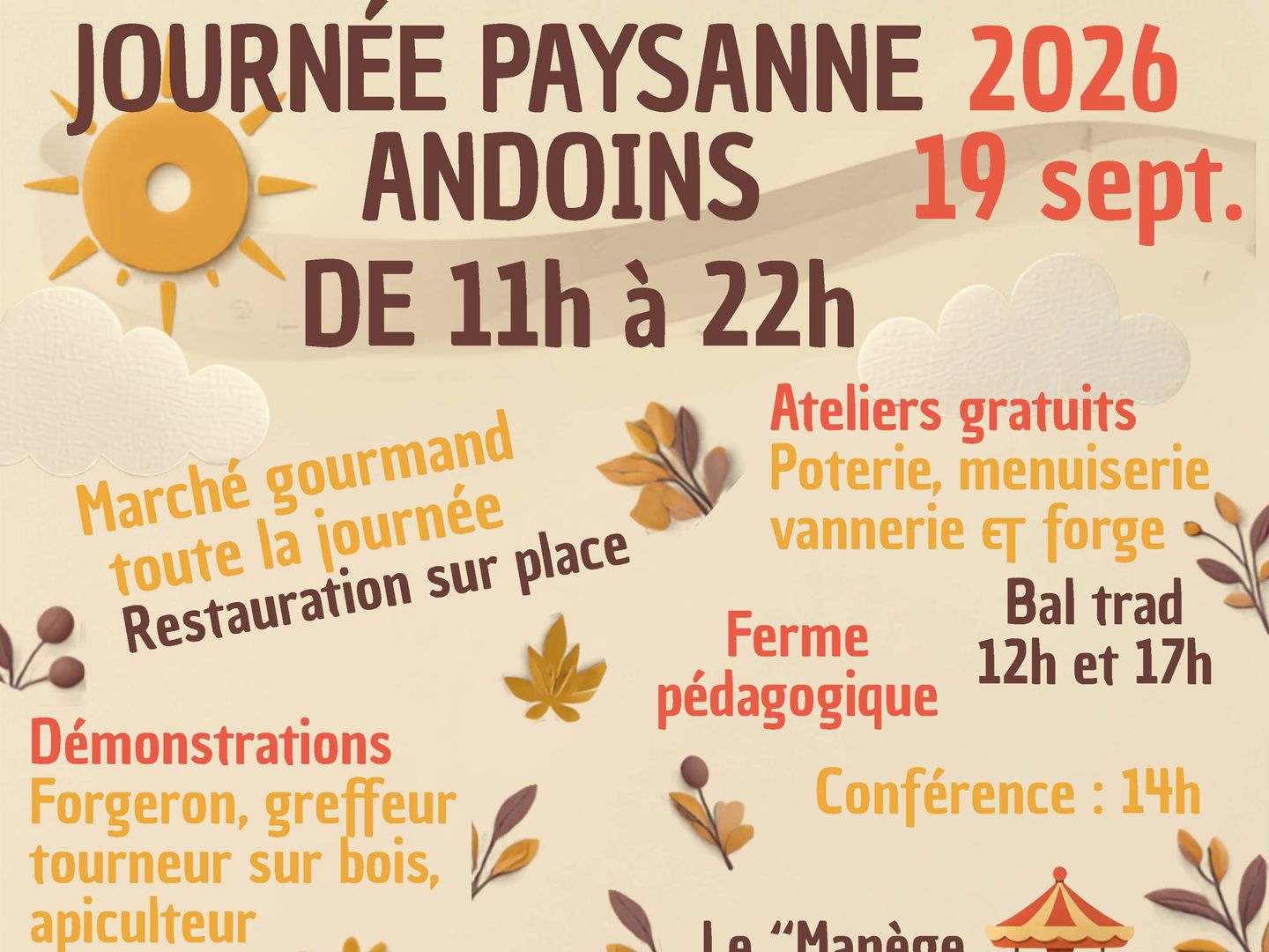 Journée Paysanne avec Mouss et Hakim