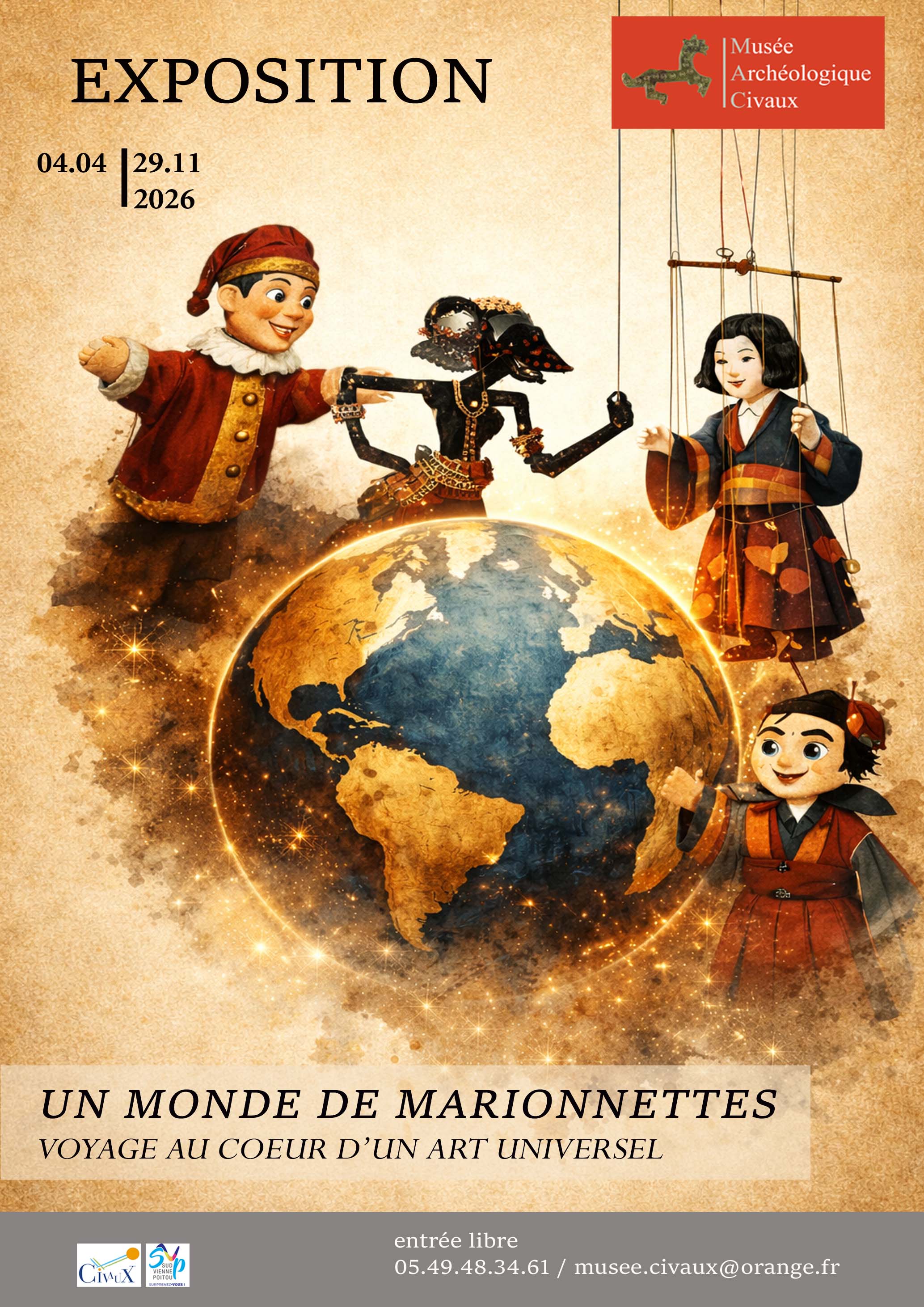 Nuit européenne des musées "Découverte et animation de marionnettes"