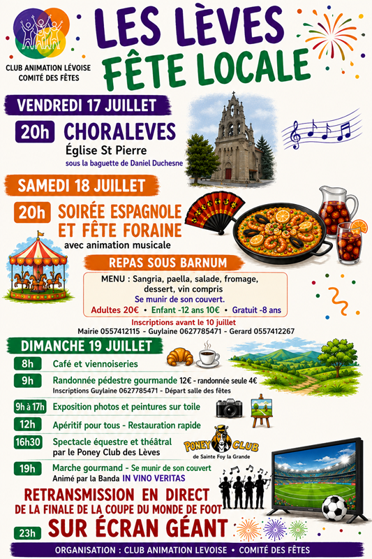 Fête locale de Les Lèves et Thoumeyragues, Les Lèves-et-Thoumeyragues - photo 2