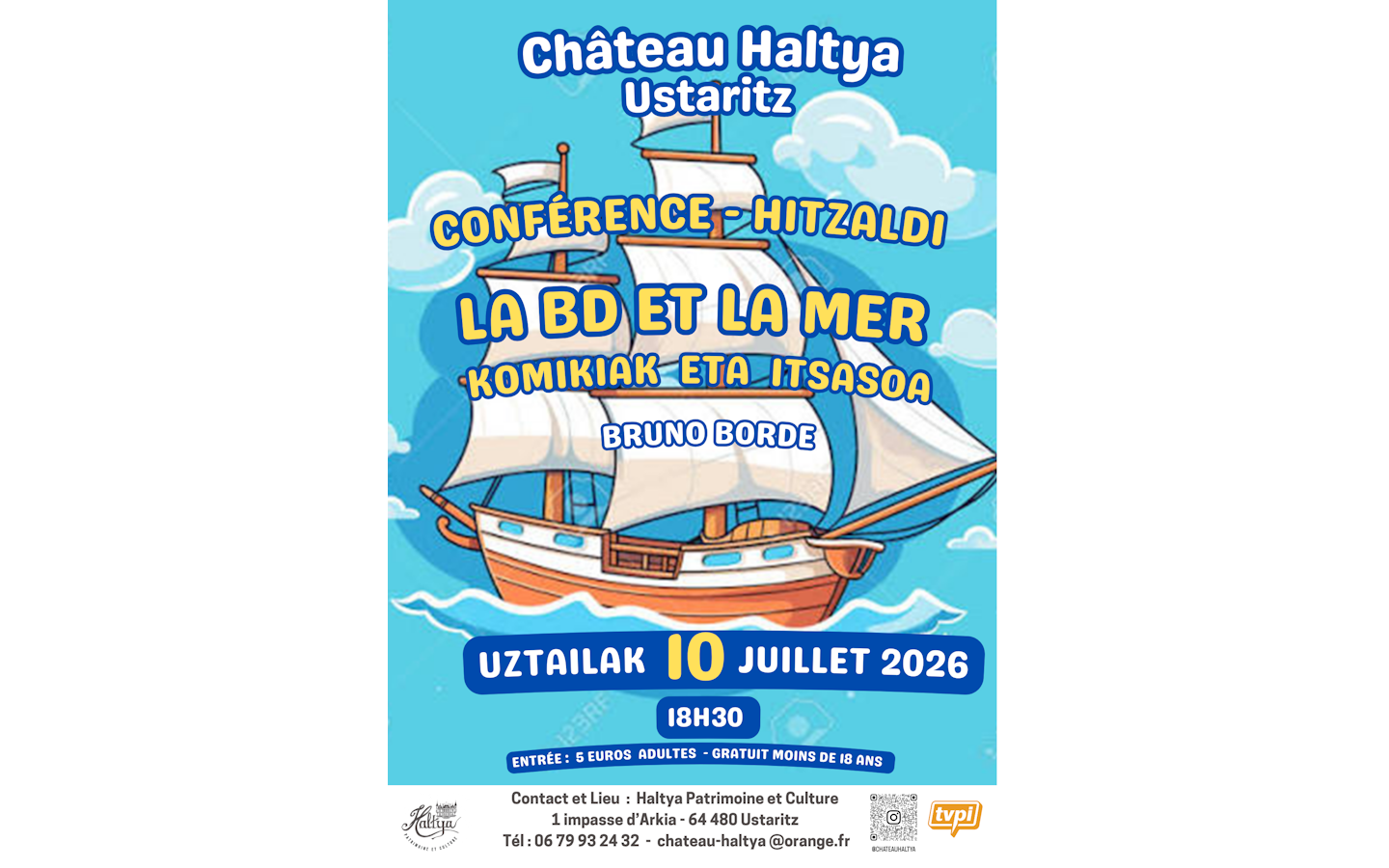 Conférence : La BD et la mer