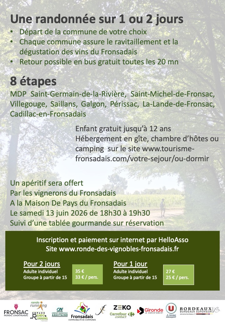 La Ronde des Vignobles en Fronsadais, Saint-Germain-de-la-Rivière - photo 14