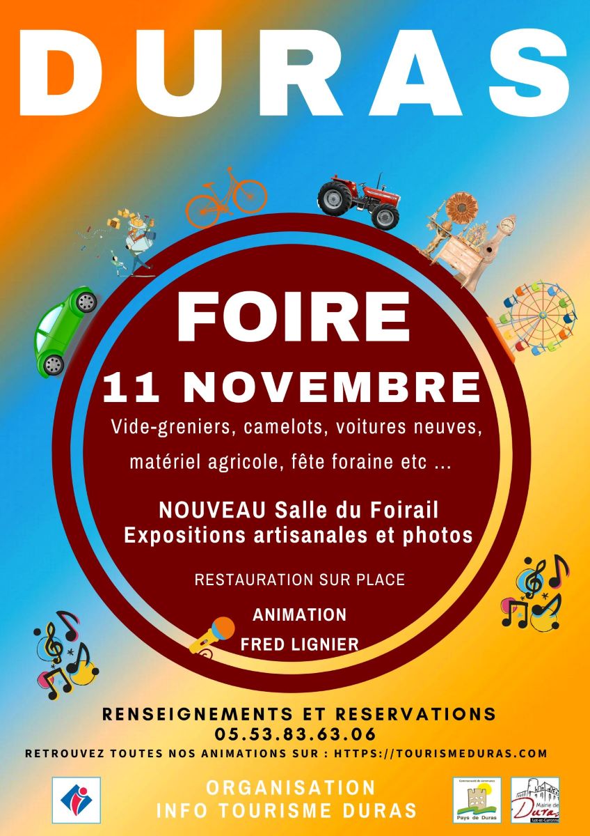 Foire du 11 novembre de la Saint Martin, Duras