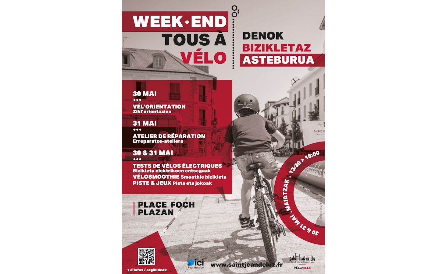 Week-end « Tous à vélo » — visuel événement