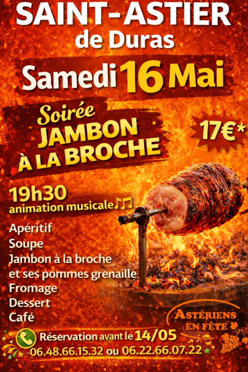 Soirée jambon à la broche, Saint-Astier - photo 3