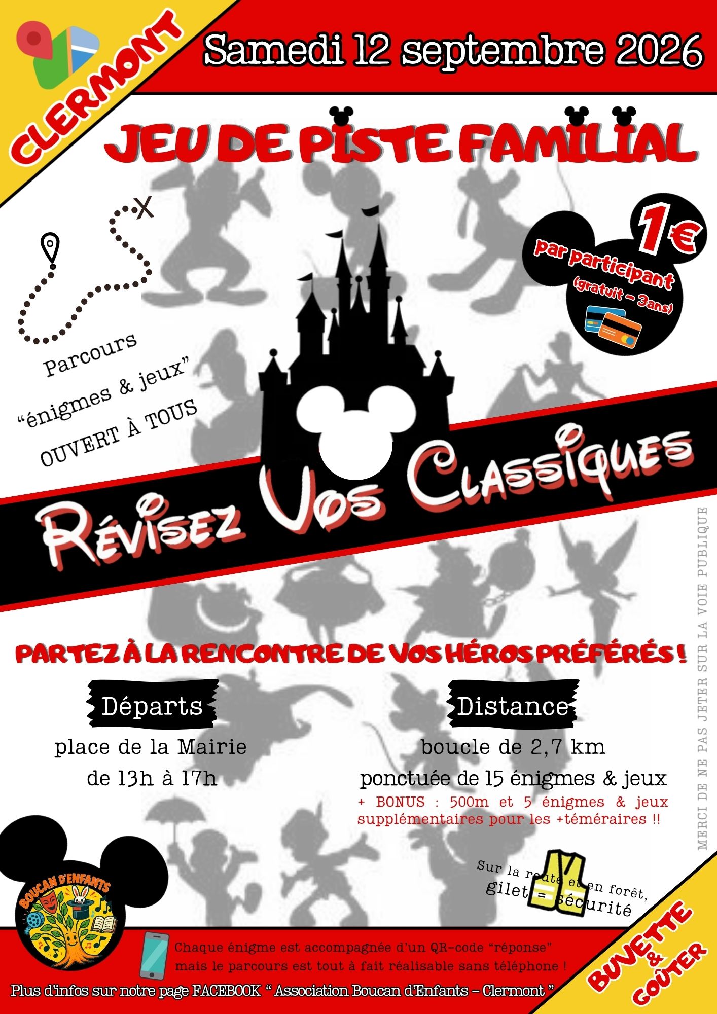 Jeu de piste familial "Révisez vos classiques"