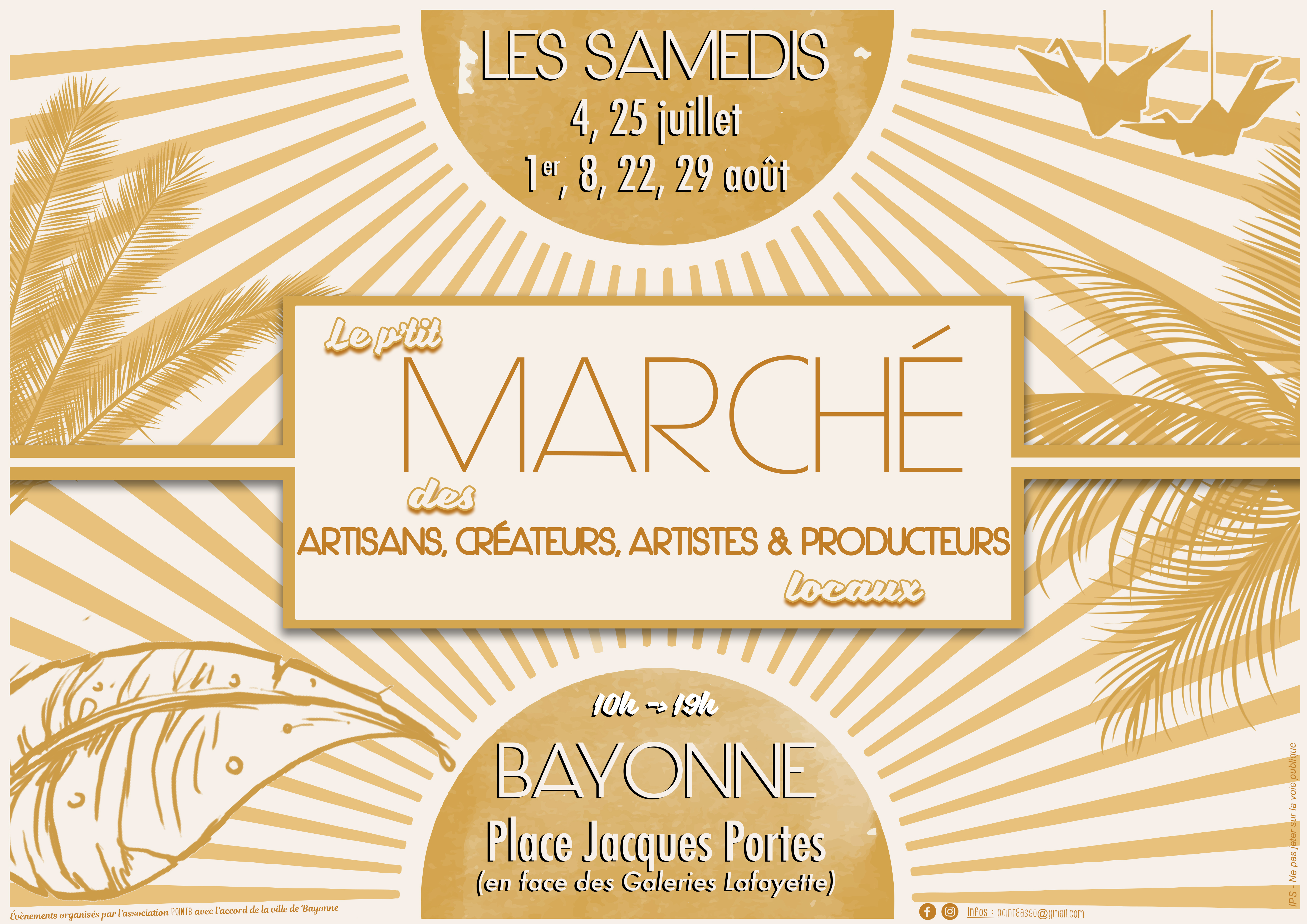 Le p'tit marché des artisans, créateurs, artistes et producteurs locaux