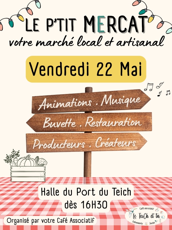 Le P'tit Mercat. — visuel événement