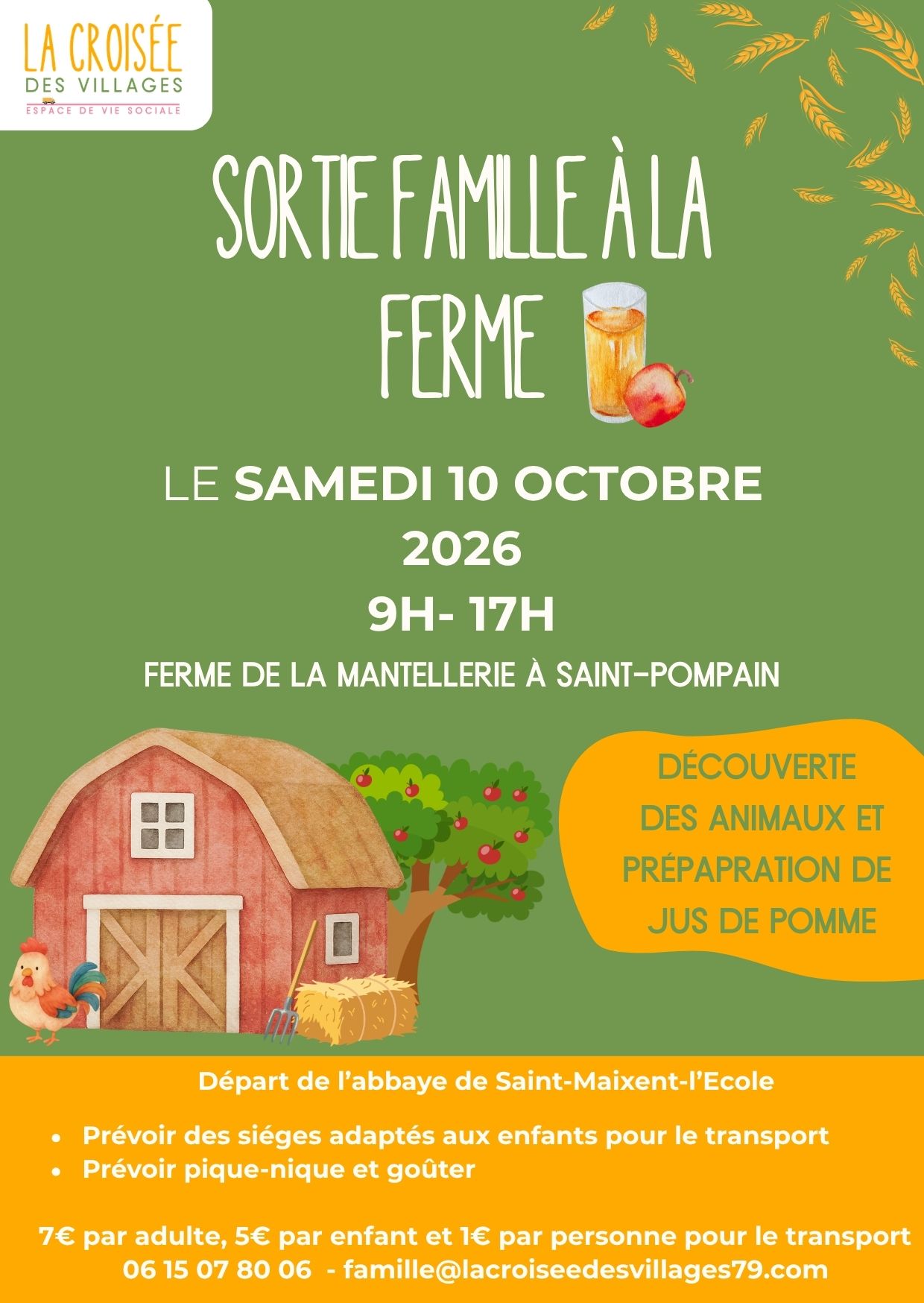Sortie à la ferme