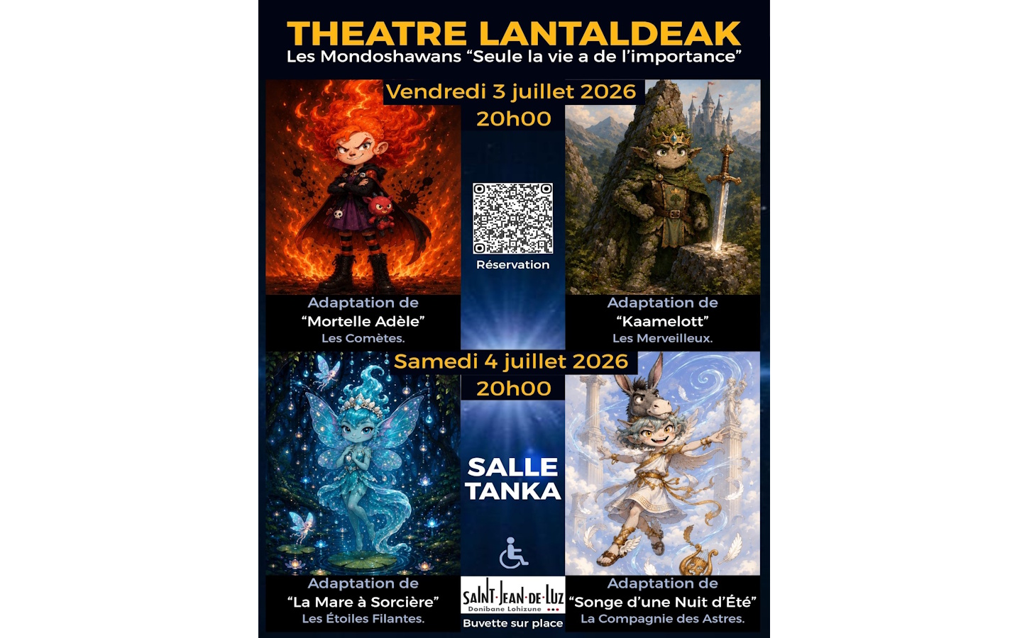 Spectacle de théâtre par l’association Théâtre Lantaldeak — visuel événement