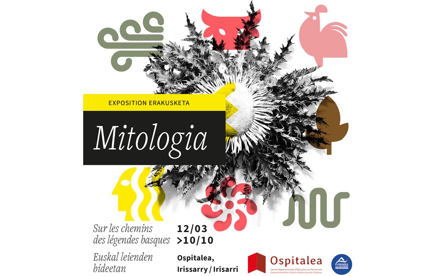 Exposition d'Ospitalea "Mitologia, sur les chemins des légendes basques" — Todos los eventos à Pays Basque