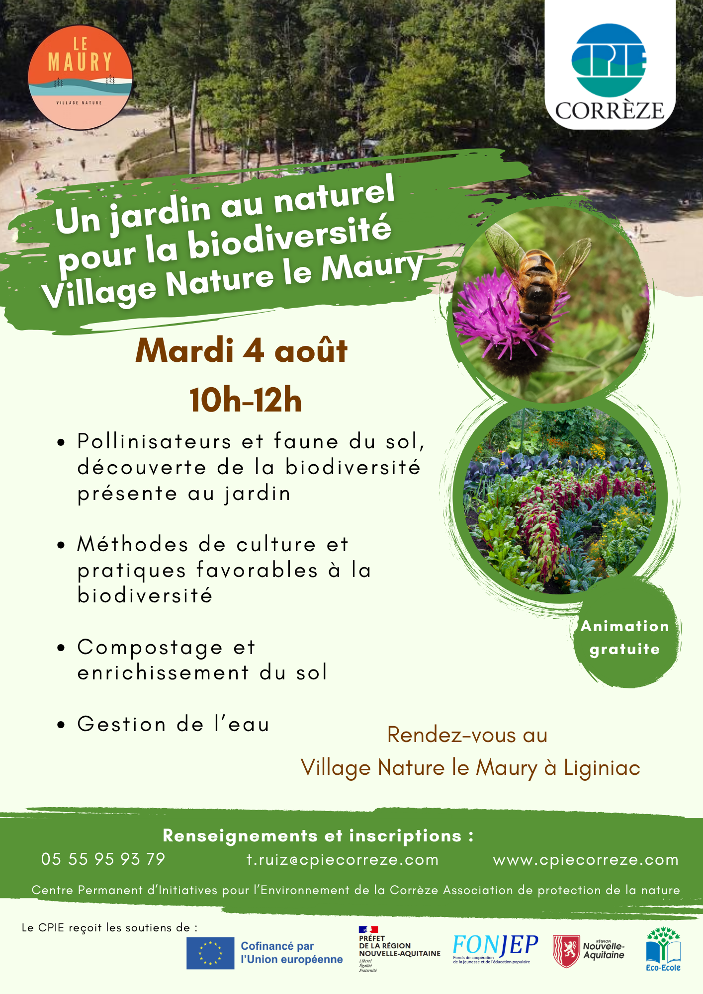 Un jardin au naturel pour la biodiversité