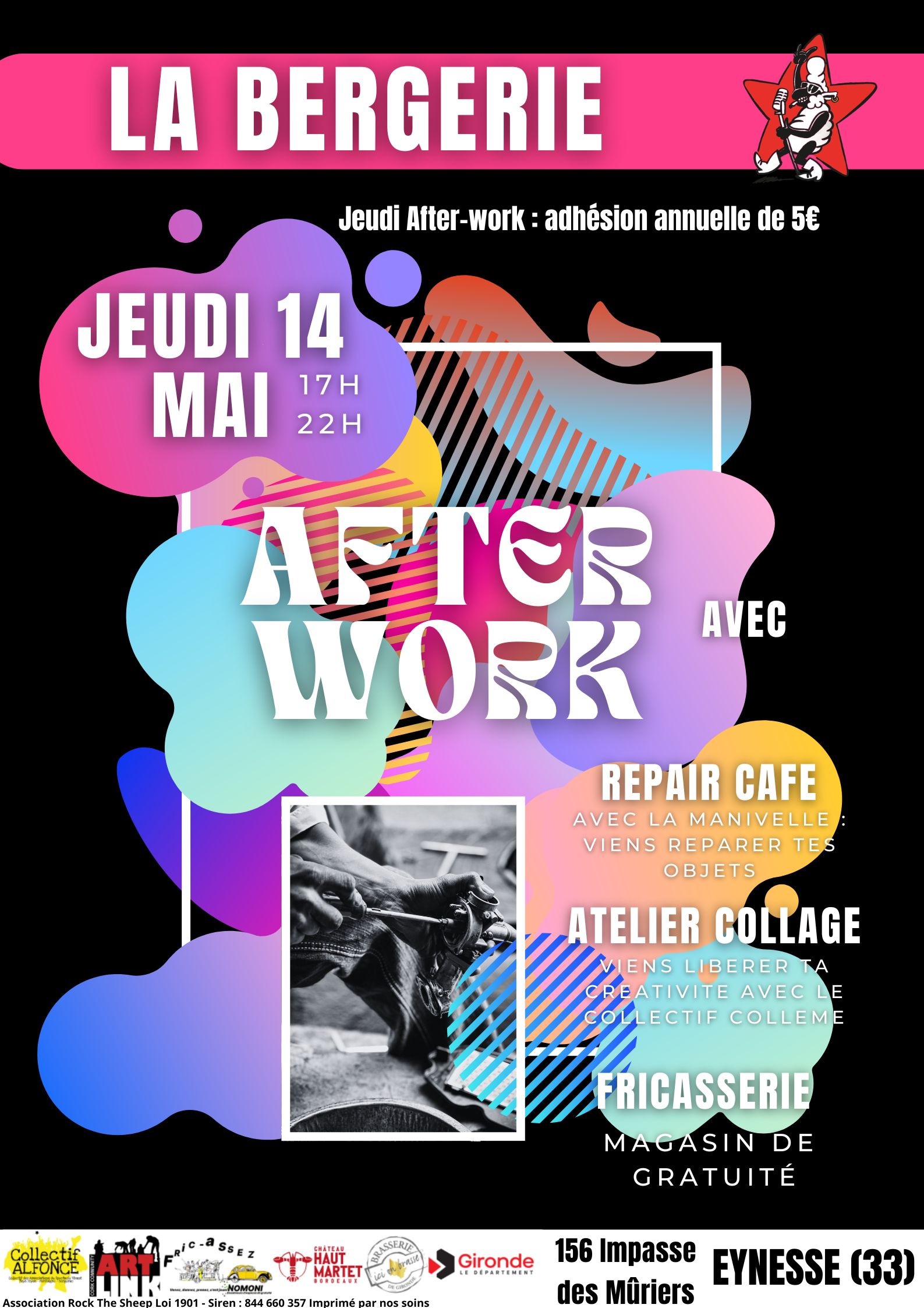 After Work - Atelier repair café et atelier collage, Eynesse - photo 3