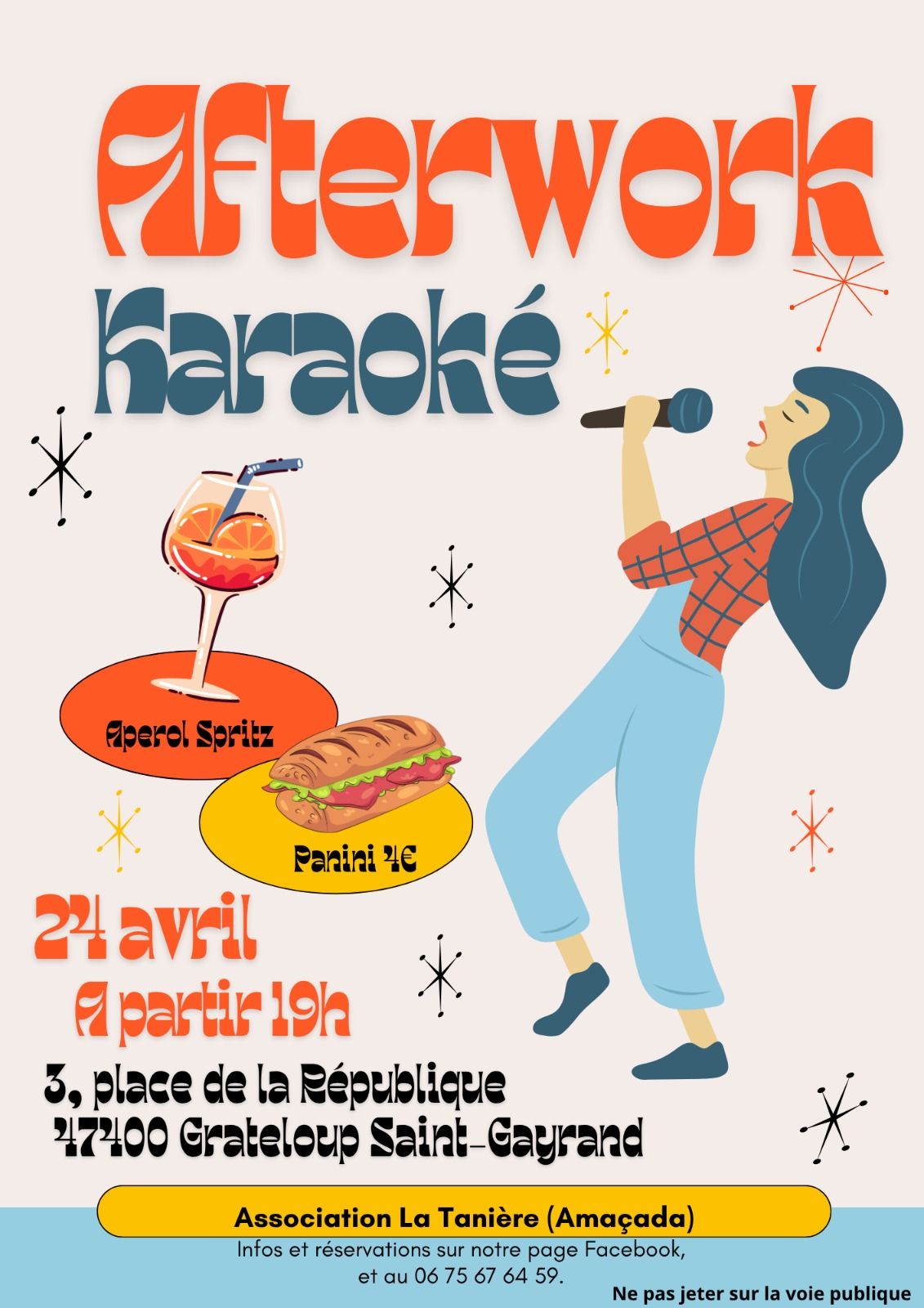 Amaçada - Afterwork karaoké — visuel événement