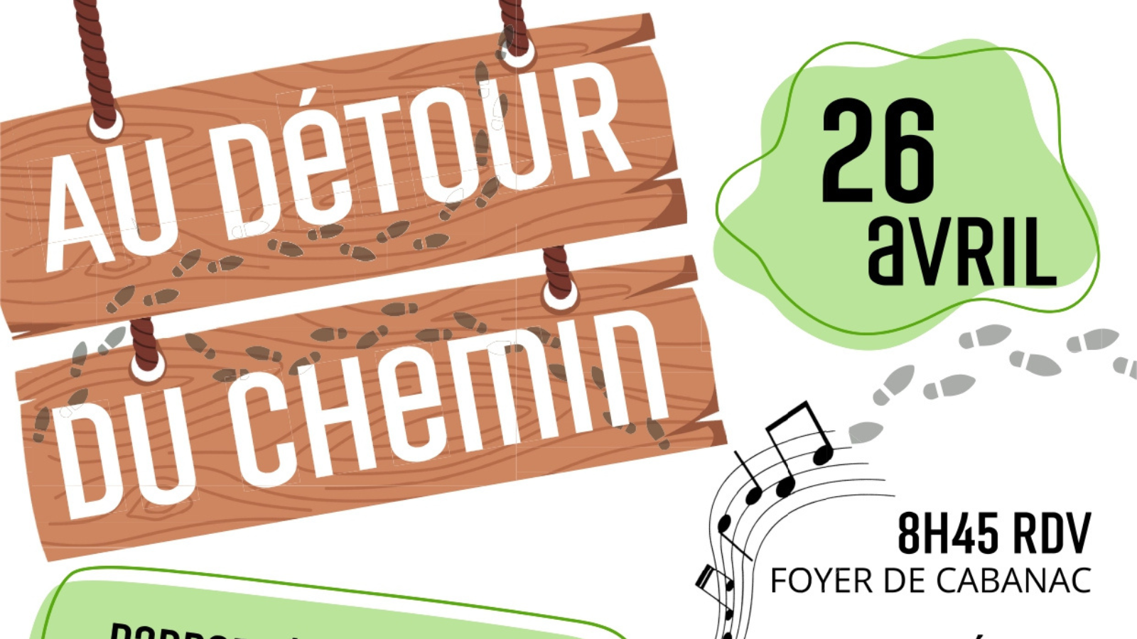 Randonnée - AU DÉTOUR DU CHEMIN — visuel événement