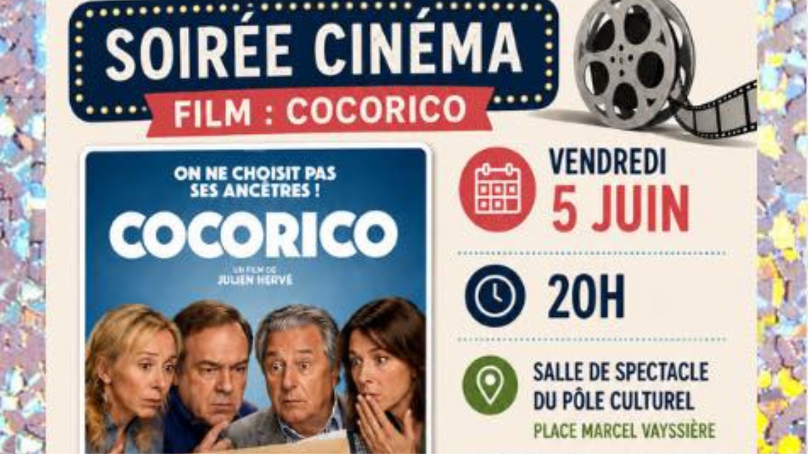 Soirée Cinéma — visuel événement