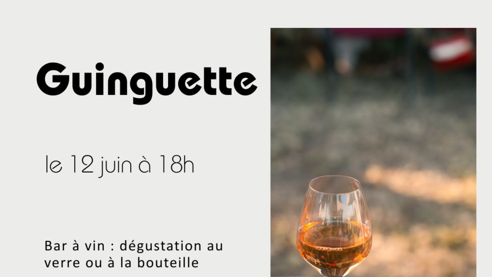 Guinguette au Château Couhins — visuel événement