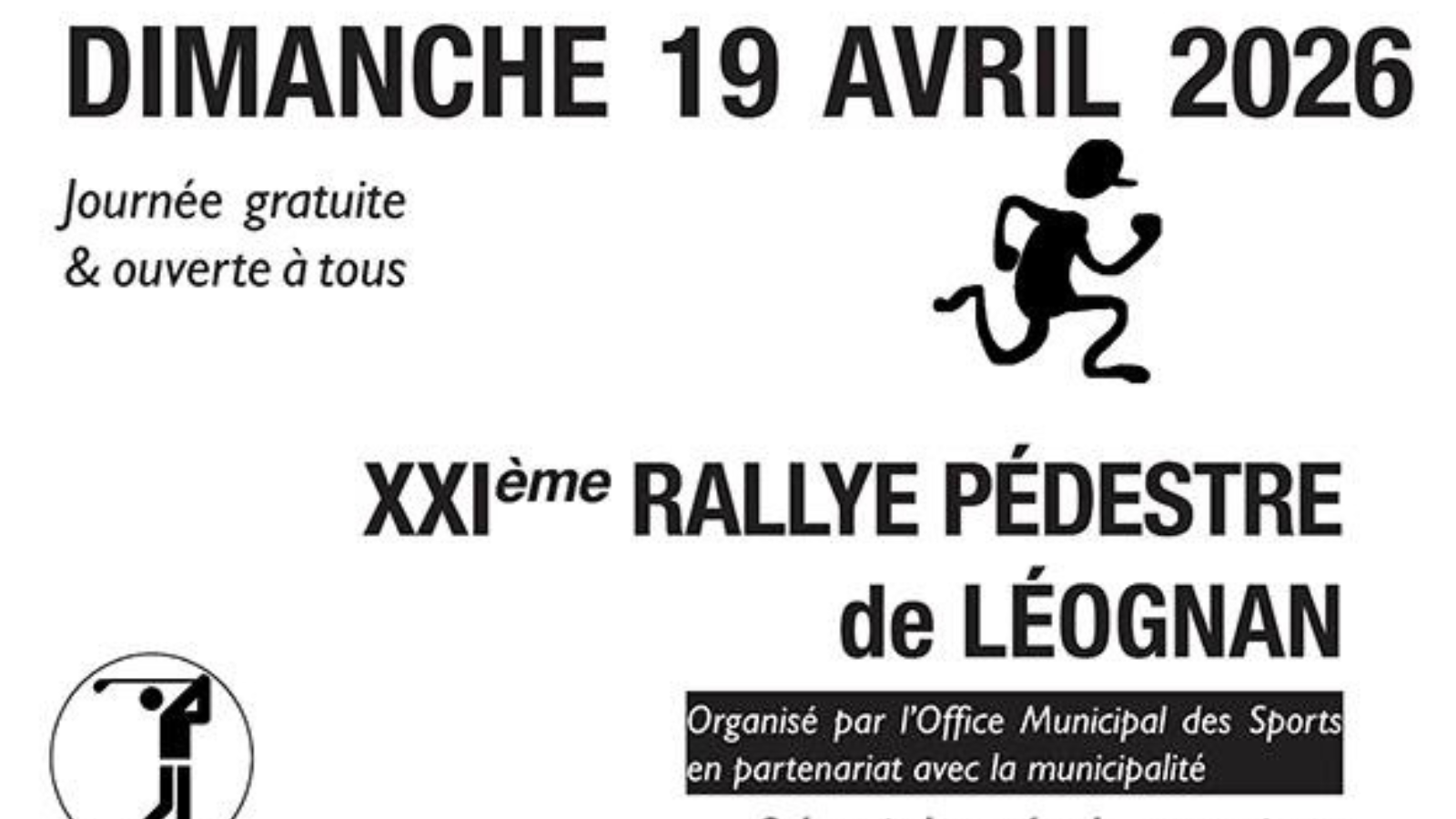 XXIème Rallye Pédestre de Léognan — visuel événement