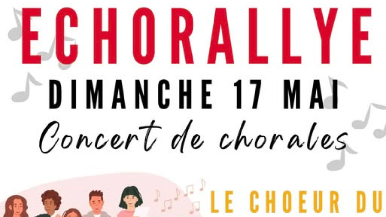 Concert de chorales - Echorallye — visuel événement