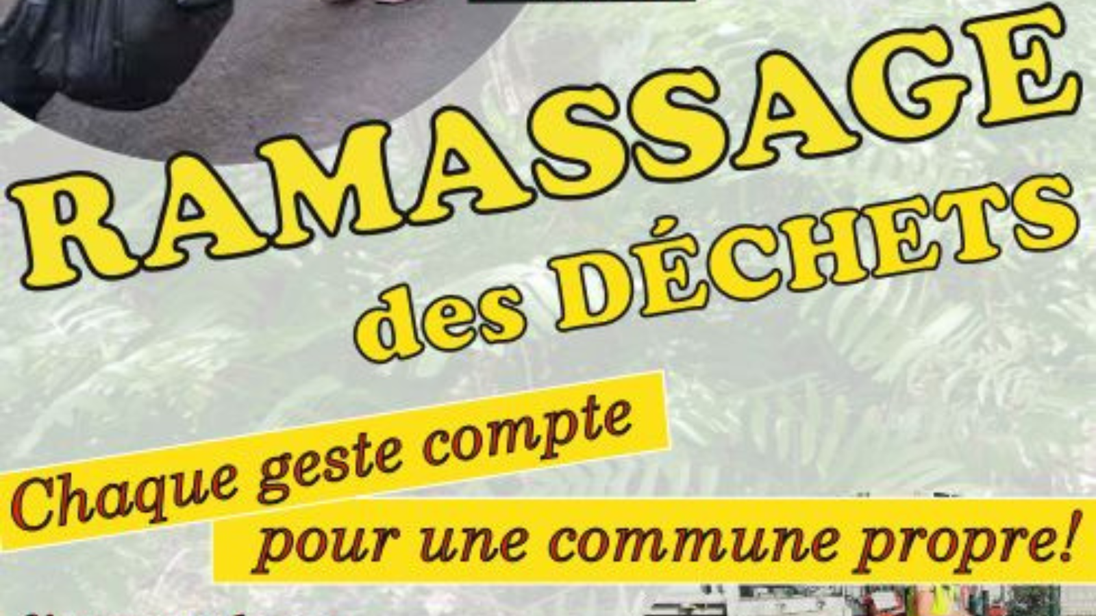 Ramassage des déchets — visuel événement
