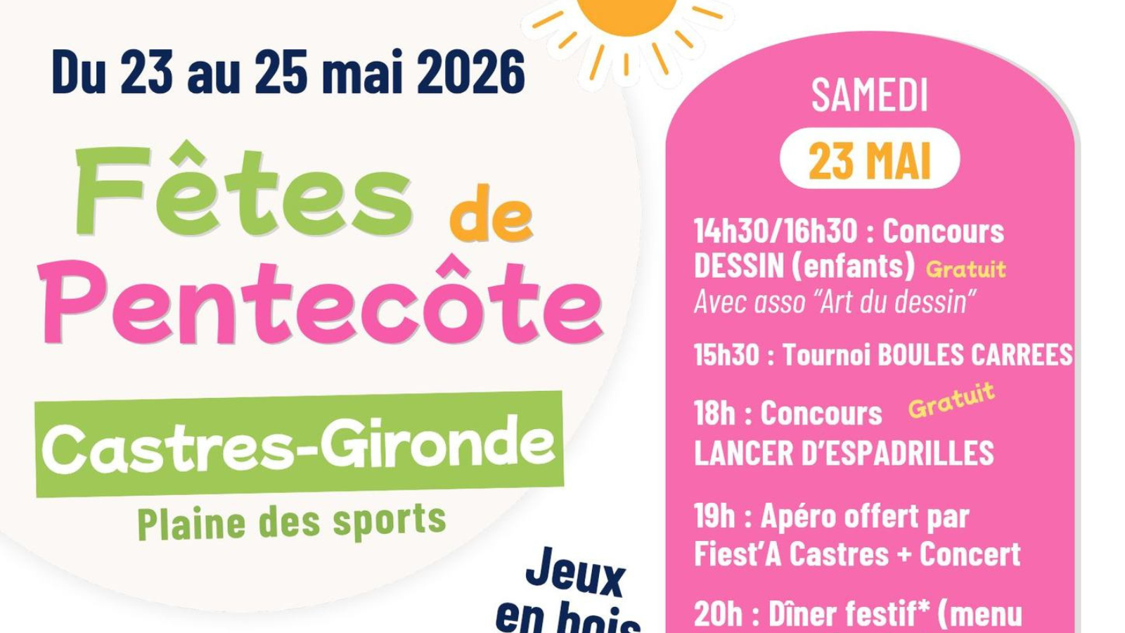 Fêtes de Pentecôte — visuel événement