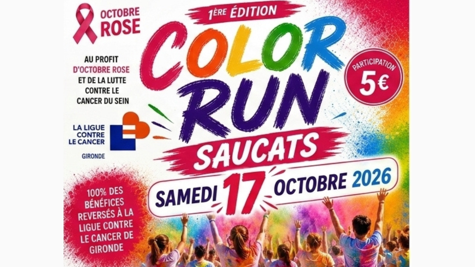 Color Run de Saucats ! La marche solidaire