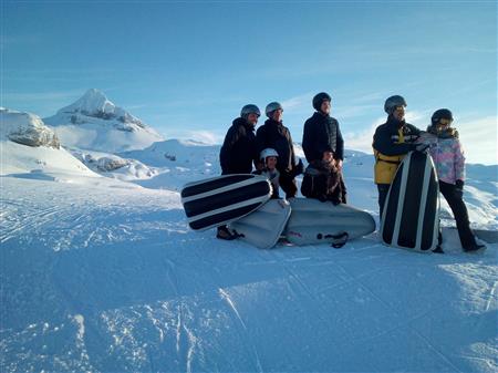 Freeride Airboard à la Pierre Saint-Martin Freeride Airboard à la Pierre Saint-Martin