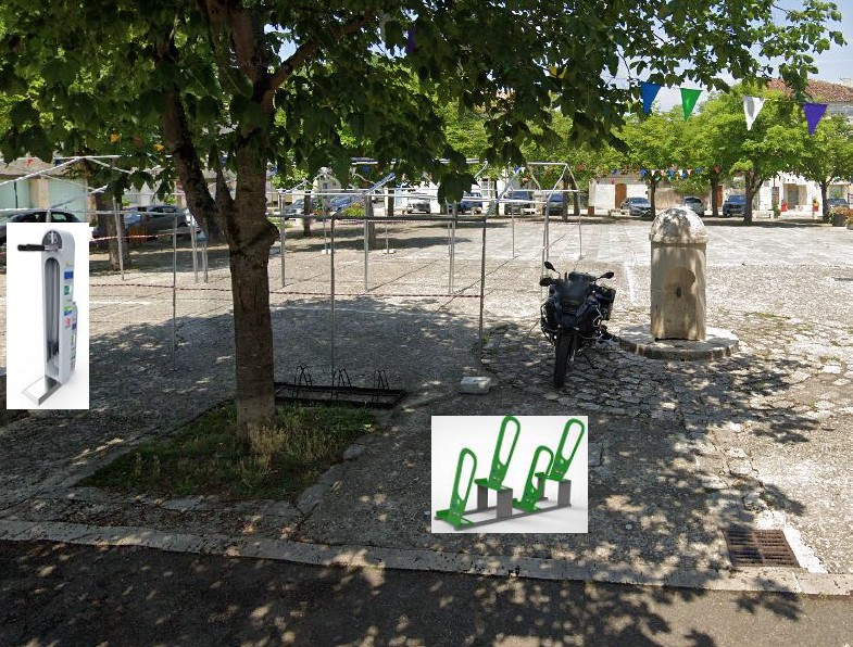 Halte de répos vélo de la Mairie de Vianne