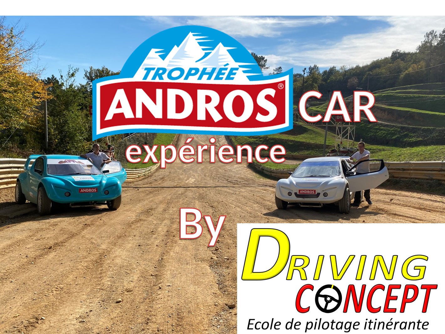 Stage de pilotage Andros car