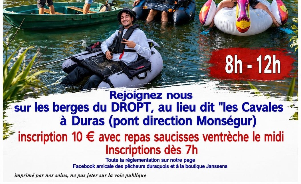 Manifestation Float-tube et Barque à Duras, Duras - photo 3