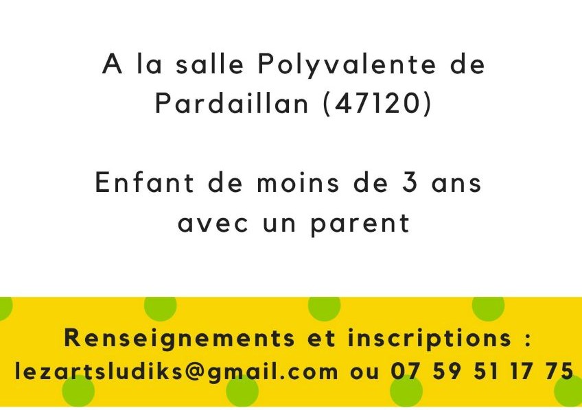 Atelier de cirque avec Lezarts Ludiks pour les moins de 3 ans, Pardaillan - photo 2