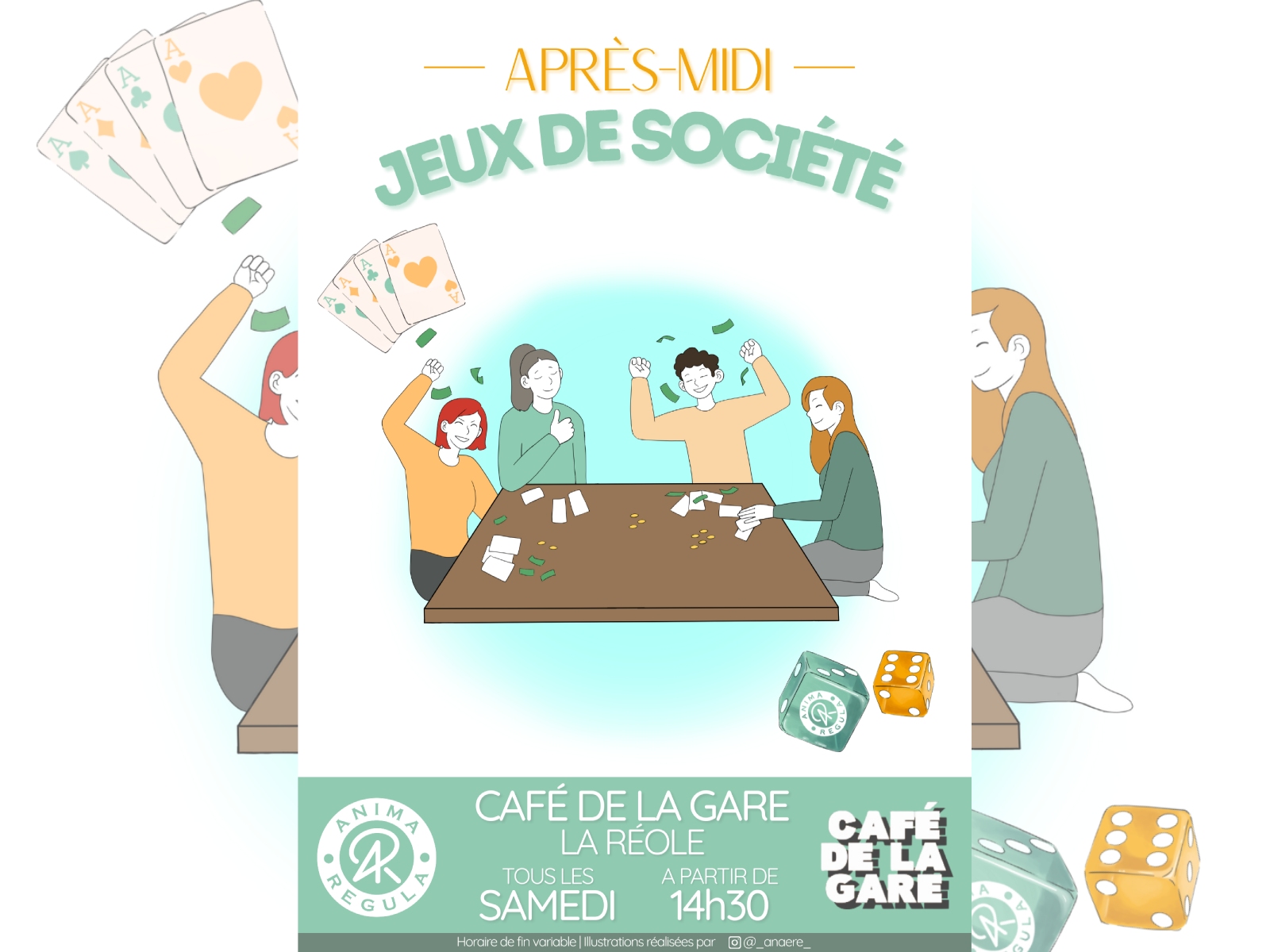 Après-midi jeux de société, La Réole