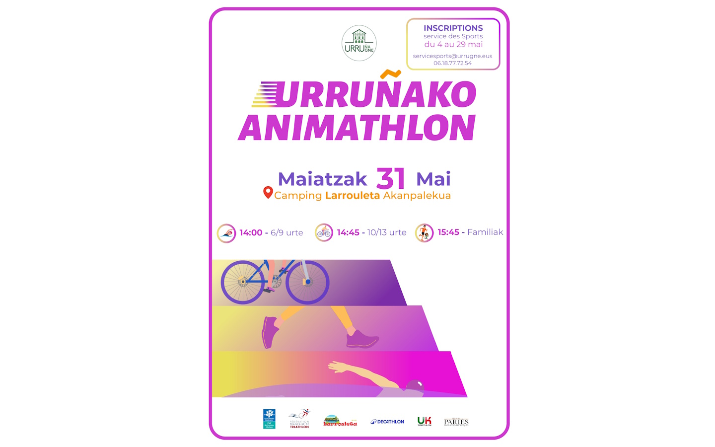 Animathlon — visuel événement