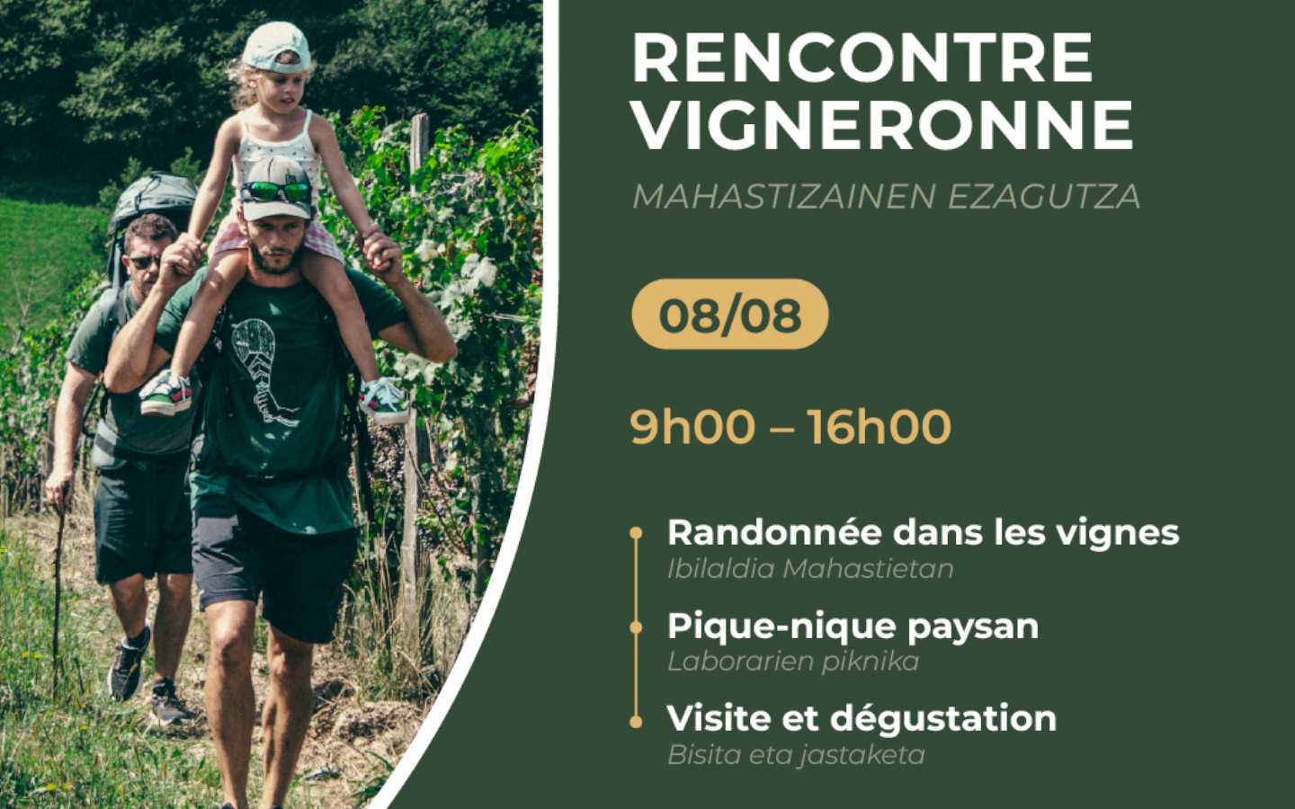EVENEMENT COMPLET - Rencontre vigneronne