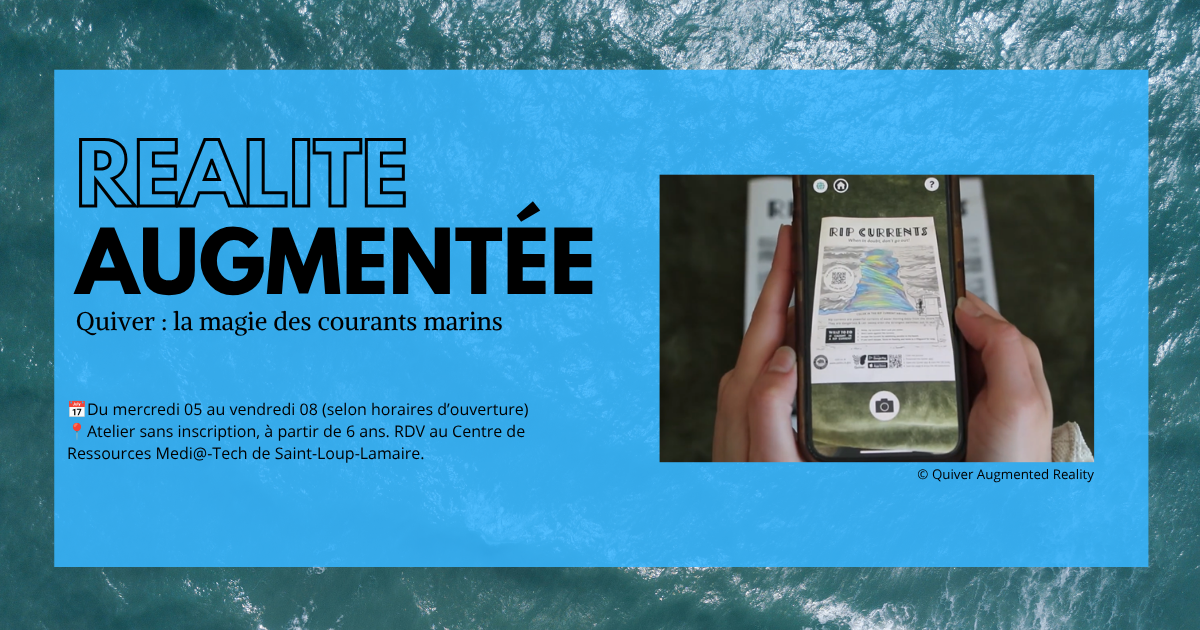 Atelier réalité augmentée : Quiver la magie des courants marins