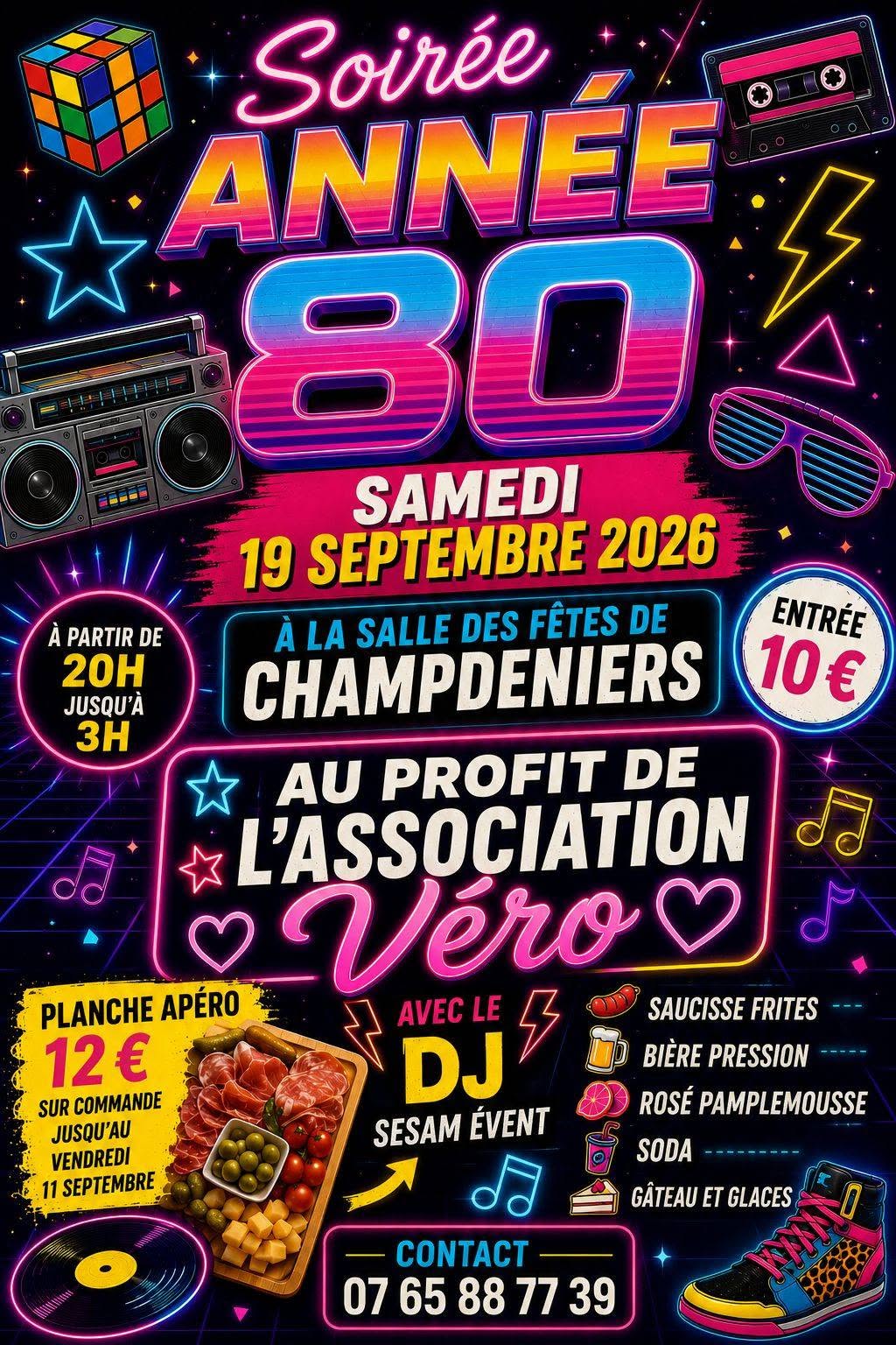 Soirée année 80