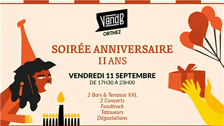 Soirée anniversaire