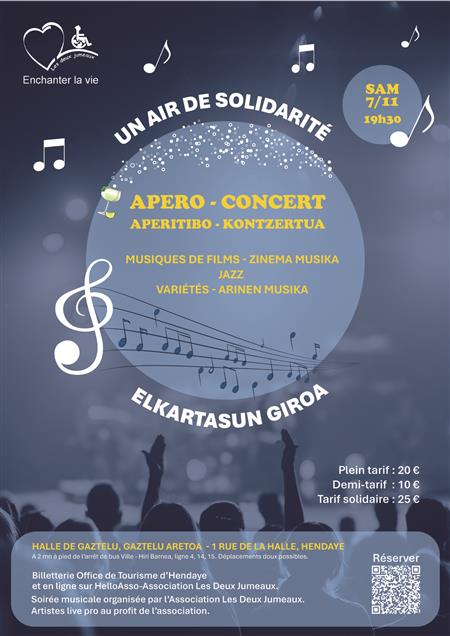 Apéro-concert - Un air de solidarité Apéro-concert - Un air de solidarité