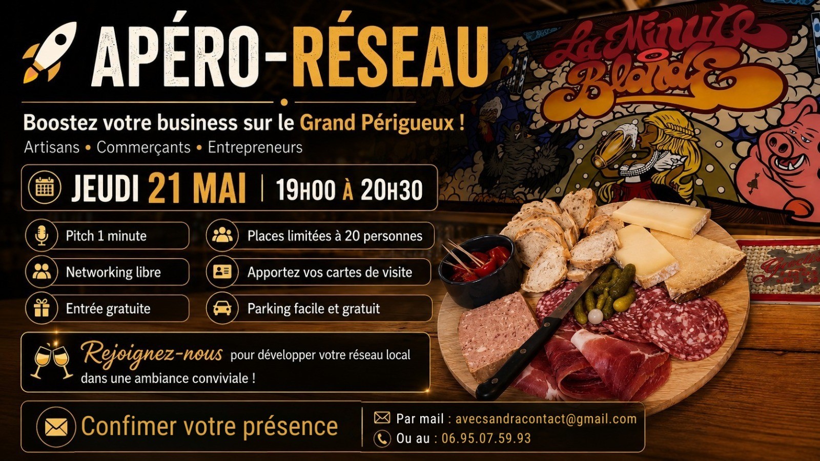 Apéro-réseau — visuel événement