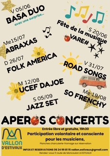 Apéro concert avec le groupe Jazz Set — visuel événement