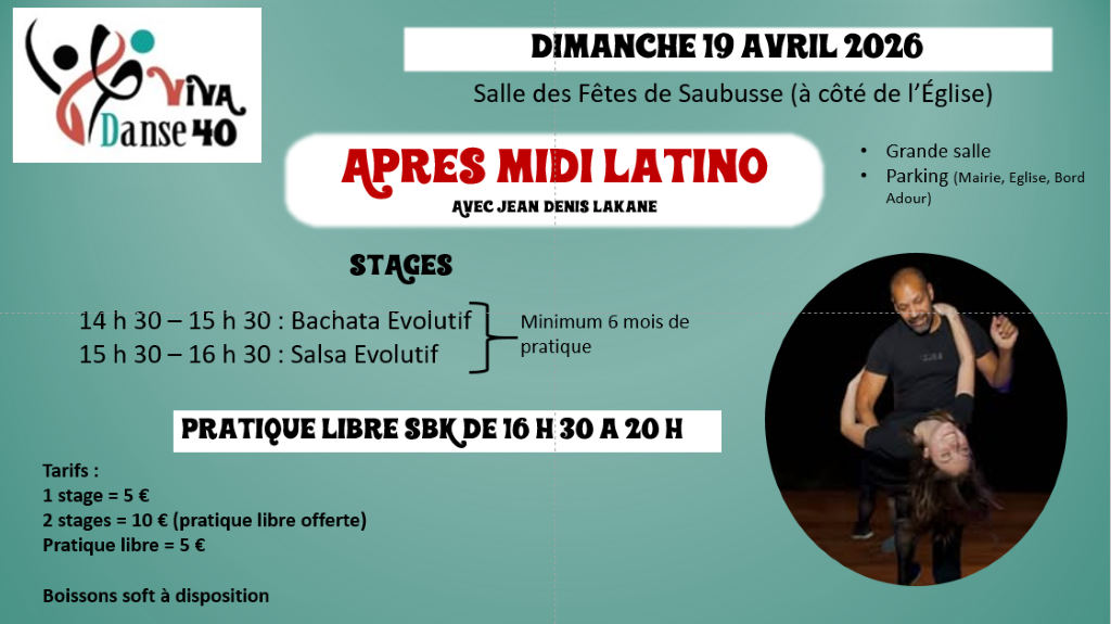 Après-midi latino — visuel événement